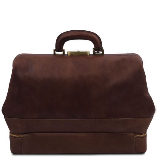 Exclusive double-bottom leather doctor bag Tuscany Leather Giotto