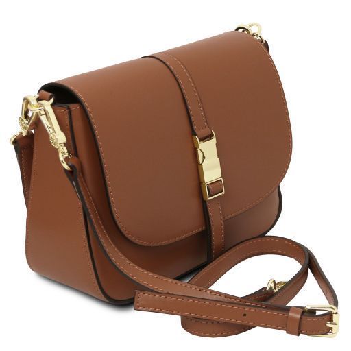 Women's leather Shoulder bag Tuscany Leather Nausica