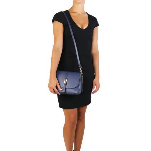 Women's leather Shoulder bag Tuscany Leather Nausica