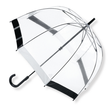 Women&rsquo;s Walking Umbrella Fulton Birdcage-1 L041 Black & White