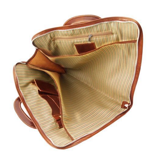 Document Leather briefcase Tuscany Leather Sorrento, Honey