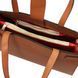 Leather handbag Tuscany Leather Musa, Cognac