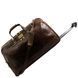 Trolley leather bag - Large size Tuscany Leather Bora Bora, Dark Brown