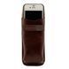 Exclusive leather crossbody case for glasses Tuscany Leather, Honey