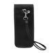 Exclusive leather crossbody case for glasses Tuscany Leather, Black