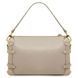 Soft leather duffle bag Tuscany Leather Praline, Light Taupe