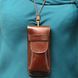 Exclusive leather crossbody case for glasses Tuscany Leather, Red