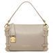 Soft leather duffle bag Tuscany Leather Praline, Light Taupe