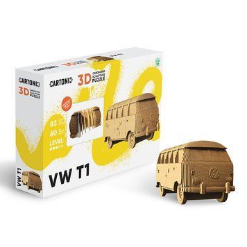 VW T1 3D Puzzle Cartonic