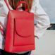 Small leather backpack for women Tuscany Leather TL Bag, Light blue