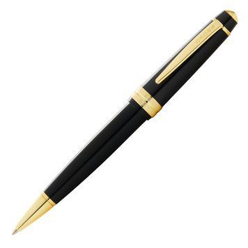 Ballpoint Pen Cross Bailey Light Polished Black Resin and Gold Tone AT0742-9