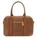 Leather handbag Tuscany Leather Stephany, Coffee