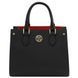 Leather handbag Tuscany Leather Dama, Black