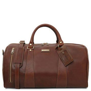 Leather travel duffle bag TL Voyager Tuscany Leather