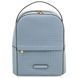 Woven printed leather backpack Tuscany Leather Dedalo, Light blue