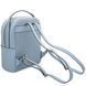 Woven printed leather backpack Tuscany Leather Dedalo, Light blue