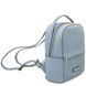 Woven printed leather backpack Tuscany Leather Dedalo, Light blue