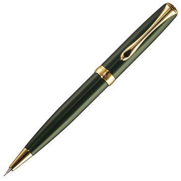 Diplomat Excellence A2 Green Pencil Gold Trim