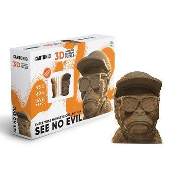 SEE NO EVIL 3D Puzzle Cartonic