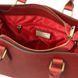 Leather handbag Tuscany Leather Dama, Red