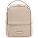 Woven printed leather backpack Tuscany Leather Dedalo, Beige