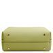 Leather secchiello bag Tuscany Leather Clio, Lime Green