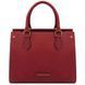 Leather handbag Tuscany Leather Dama, Red