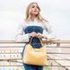 Leather secchiello bag Tuscany Leather Clio, Nude