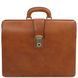 Leather Doctor bag briefcase 3 compartments Tuscany Leather Canova