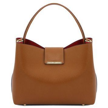 Women's leather handbag Tuscany Leather Clio