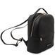 Woven printed leather backpack Tuscany Leather Dedalo, Black