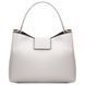 Leather secchiello bag Tuscany Leather Clio, White