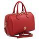 Leather duffle bag Tuscany Leather Barrique, Lipstick Red