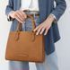 Leather handbag Tuscany Leather Dama, Dark Brown