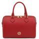 Leather duffle bag Tuscany Leather Barrique, Lipstick Red