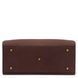 Leather handbag Tuscany Leather Dama, Dark Brown