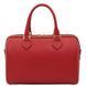 Leather duffle bag Tuscany Leather Barrique, Lipstick Red