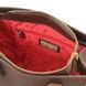 Leather handbag Tuscany Leather Dama, Dark Brown