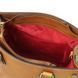 Leather handbag Tuscany Leather Dama, Natural