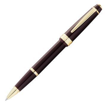 Roller Pen Cross Bailey Light Polished Burgundy Resin and Gold Tone AT0745-11