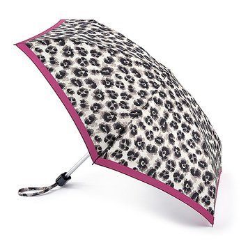 Women&rsquo;s Folding Umbrella Fulton Tiny-2 L501 Leopard Border