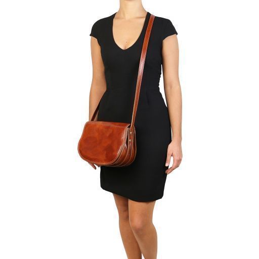 Women's leather Shoulder bag Tuscany Leather Isabella