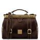 Doctor gladstone leather bag with front straps Tuscany Leather Monalisa