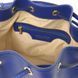 Leather bucket bag Tuscany Leather Vittoria, Blue
