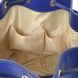 Leather bucket bag Tuscany Leather Vittoria, Blue