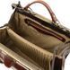 Doctor gladstone leather bag with front straps Tuscany Leather Monalisa