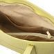 Woven printed leather shopping bag Tuscany Leather Dedalo, Pastel yellow