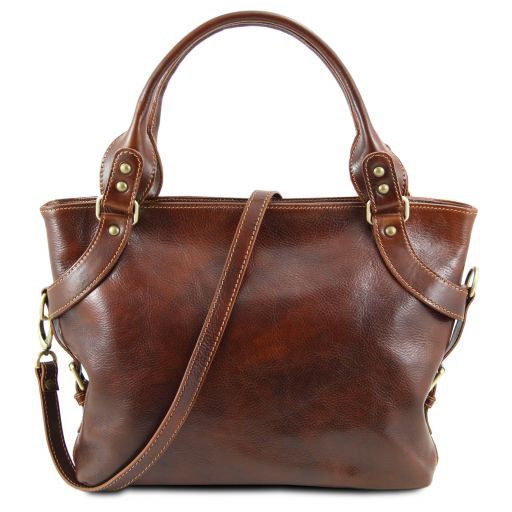 Women's leather Shoulder bag Tuscany Leather Ilenia
