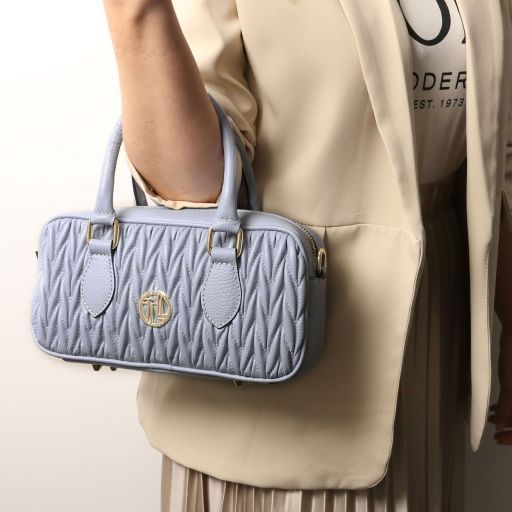 Women's leather handbag Tuscany Leather Mousse