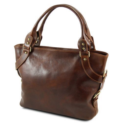 Women's leather Shoulder bag Tuscany Leather Ilenia